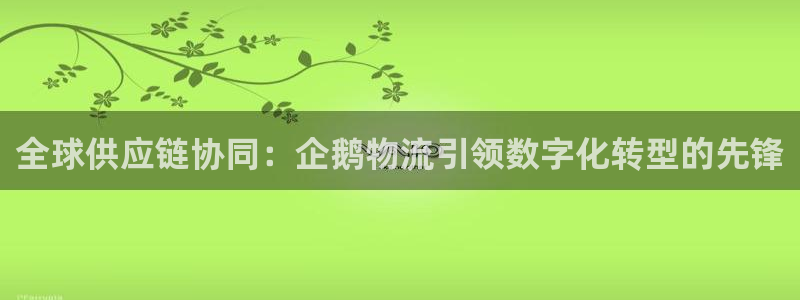 tp钱包金额不变：全球供应链协同：企
