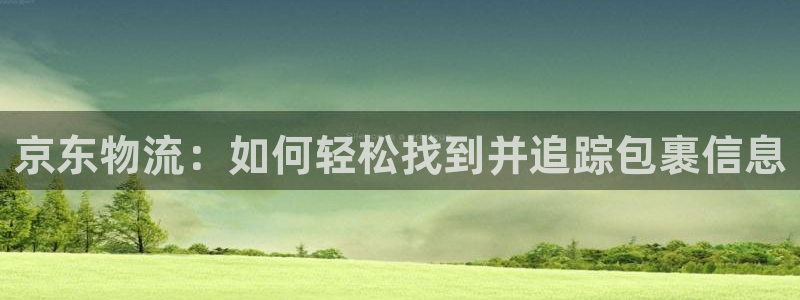 tptap下载官方版：京东物流：如何